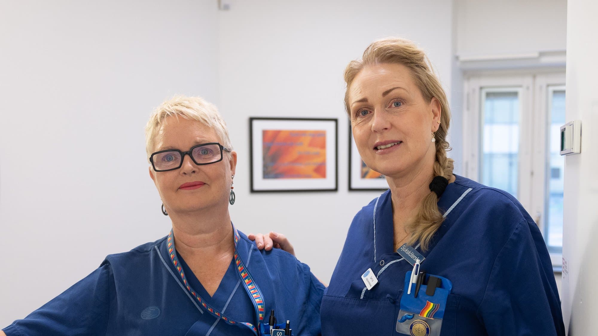 Lillemor Ström och Camilla Snell på Mottagningen för sexuell rehabilitering. Mottagningen för sexuell rehabilitering