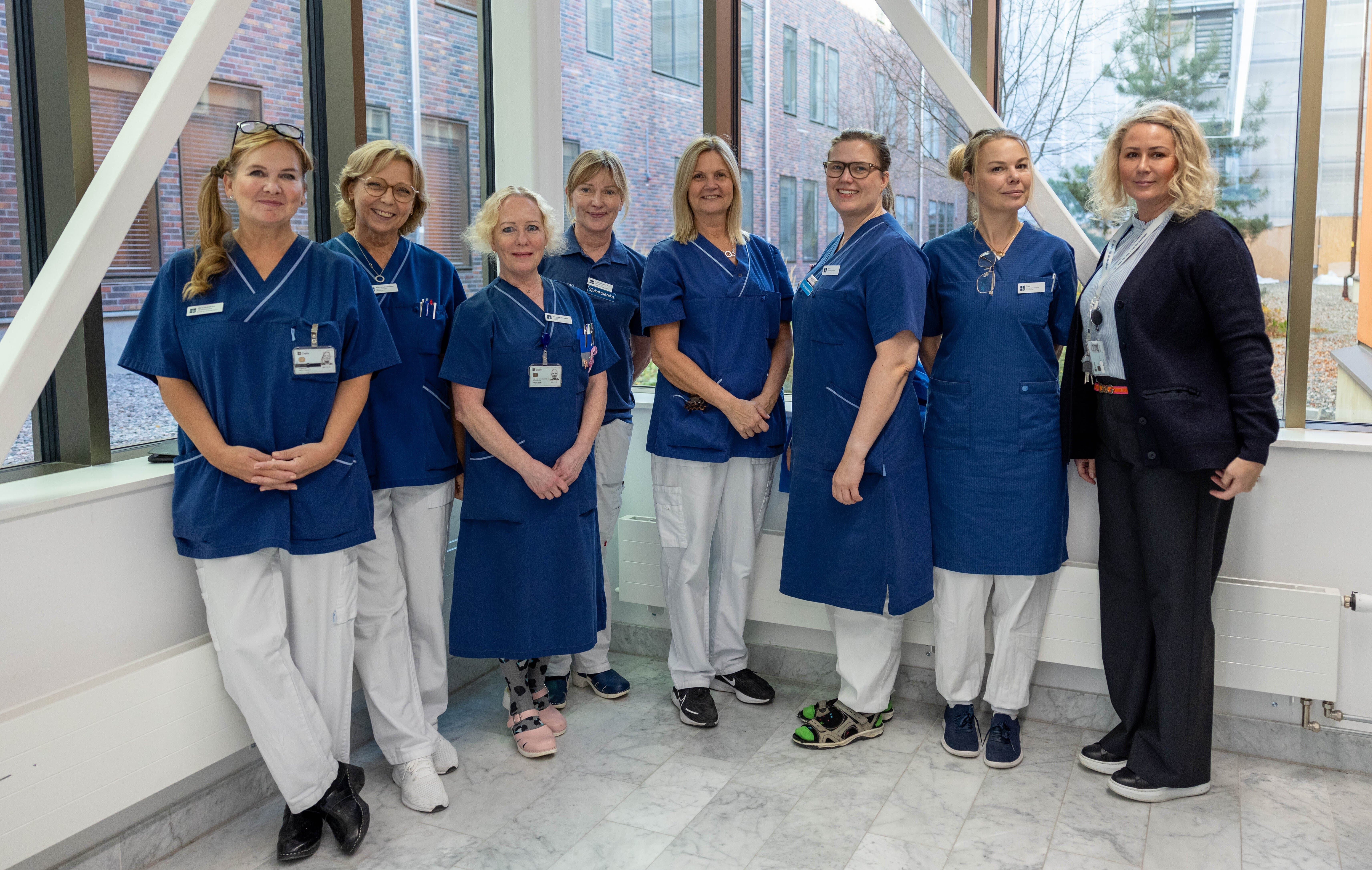 Medarbetare på Bröstcentrum som jobbar med digitalisering Medarbetare från Bröstcentrum inom radiologi, onkologi och kirurgi.