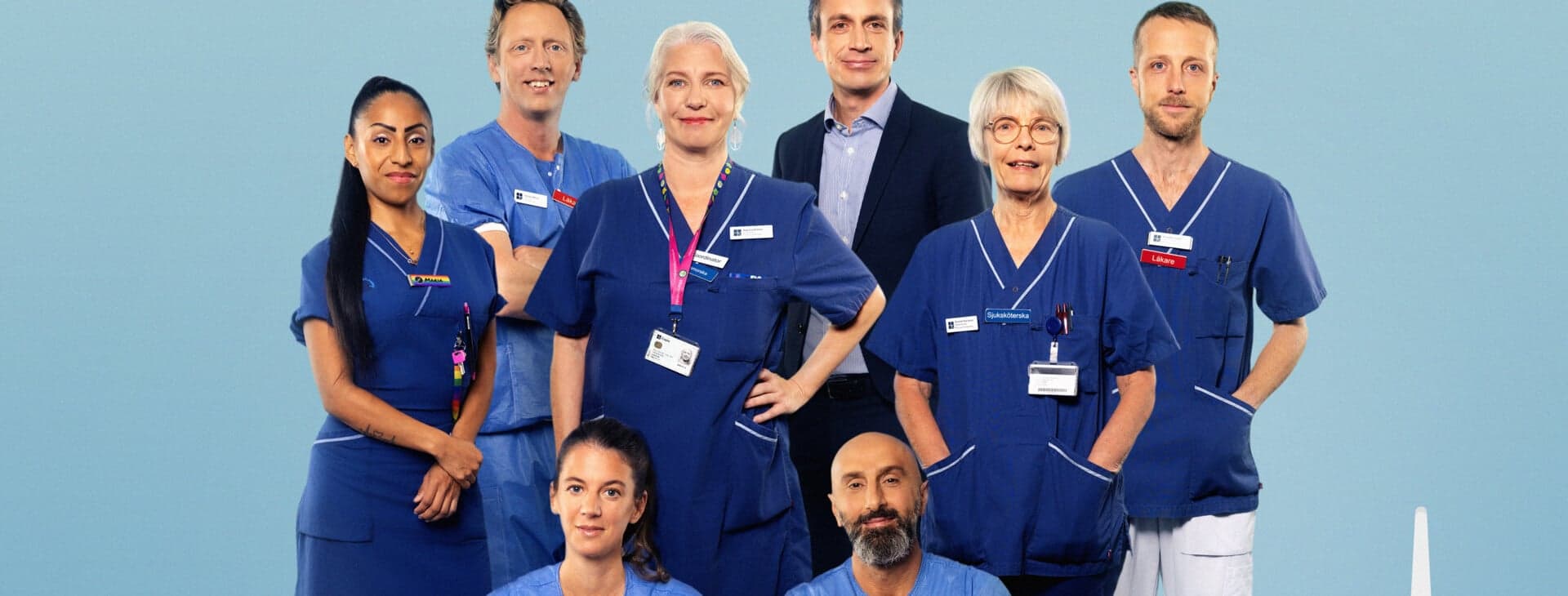 Keyart för dokumentärserien S:t Görans Sjukhus