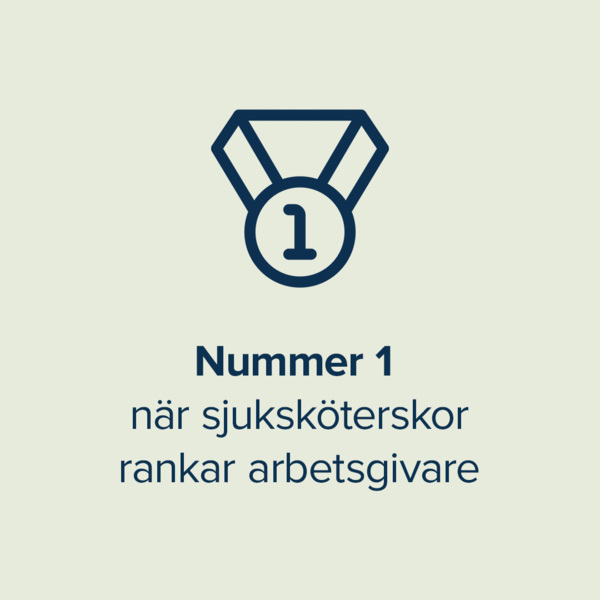 Nummer 1 när sjuksköterskor rankar arbetsgivare Nummer 1 när sjuksköterskor rankar arbetsgivare